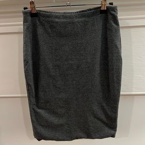 Zara Knit Gray Skirt - Size Small